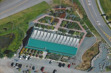 Georges Market Nursery Aerial View